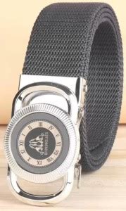 LUXURY LEATHER Men Black Nylon Belt Black - Price in India | Flipkart.com