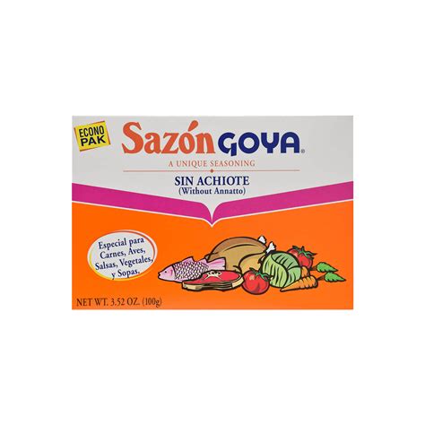 Goya Sazón Without Annatto – Shop Goya