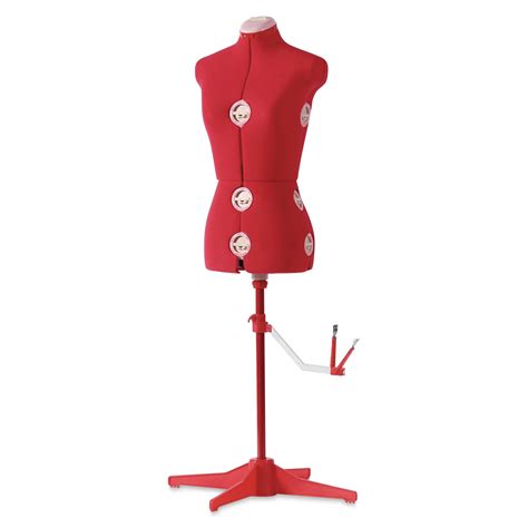 Singer Adjustable Dress Form - Small/Medium, Red | BLICK Art Materials ...