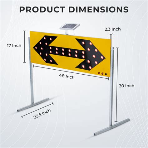 Buy Traffic Cross Route Indicator | Solar Powered – Robustt