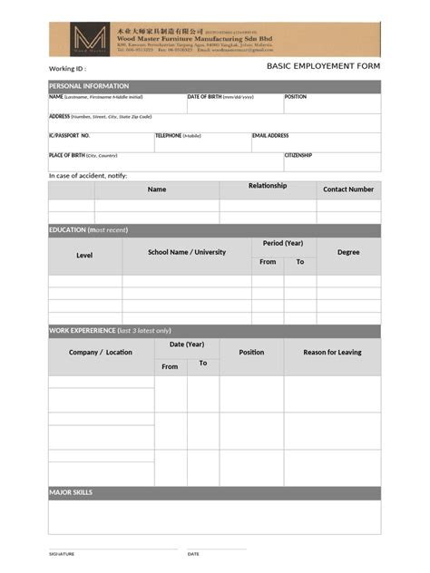 Image result for Employment Forms