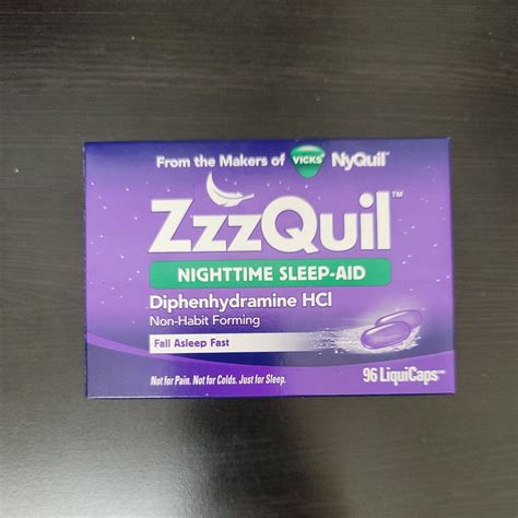 Vicks Nyquil ZzzQuil Nighttime Sleep Aid Liquid Capsules - 96 Count