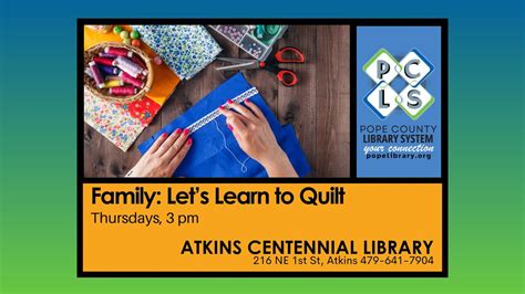 Lets Learn to Quilt, 216 NE 1st ST, Atkins, AR, United States, Arkansas ...