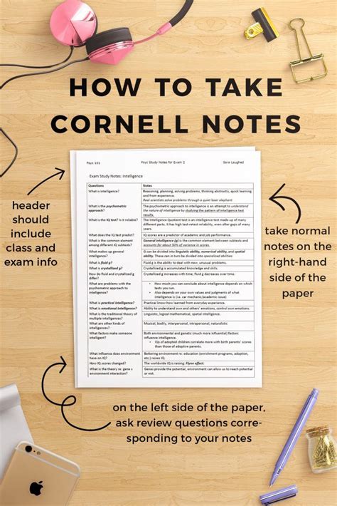 Image result for How Do Do Cornell Notes Properly