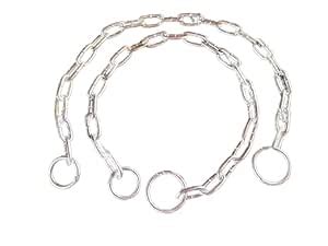 ZM Steel Lock Chain 18 inch (1 1/2 Feet) Long - Polished Heavy Duty (4 ...