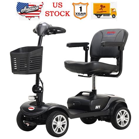 Buy Electric Wheel Chair for Senior, 4 Wheel Mobility Scooter with ...