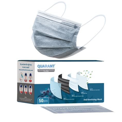 Quarant Surgical Face Masks for Men and Women - 3 Ply Masks, 4 Ply ...