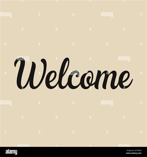 Everyone welcome sign Stock Vector Images - Alamy