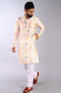 FUBAR Men Printed Straight Kurta - Buy FUBAR Men Printed Straight Kurta ...