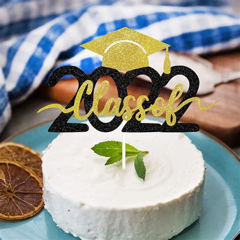 Buy MZ.ogm Graduation Cake Topper 2022 Class of 2022 Cake Topper ...