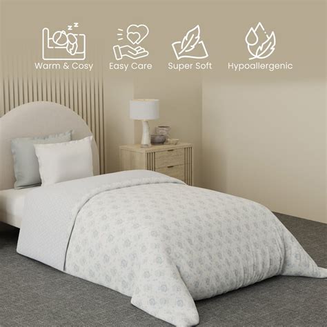 Buy BOUTIQUE LIVING Cottage Garden Cotton Printed Reversible Single ...