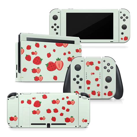 Buy Tacky design Strawberrys skin for Nintendo Switch, Vinyl 3m ...