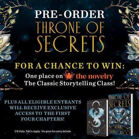Throne of Secrets Pre-order Prize Draw Entry Page | Hachette UK