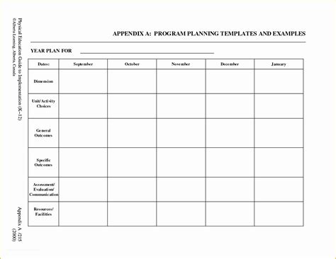 Free Blank Preschool Lesson Plan Templates Of 21 Preschool Lesson Plan ...