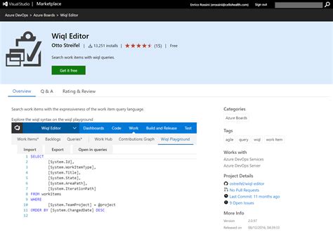Write Query Using Azure DevOps 的图像结果