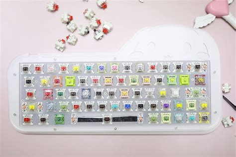 Buy Cmokifuly Dog Cute Keyboard 60% Mini 64 Keys Mechanical Keyboard ...