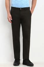 Buy Men Black Slim Fit Solid Formal Trousers Online - 39691161 | Allen ...