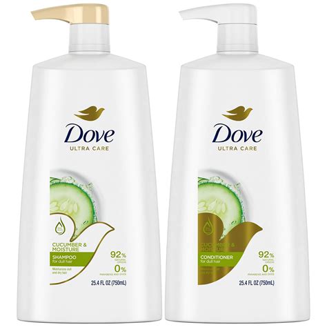 Amazon.com : Dove Shampoo and Conditioner Set, Cucumber & Moisture ...