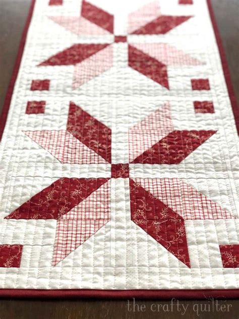 Image result for Star Table Runner Free Pattern