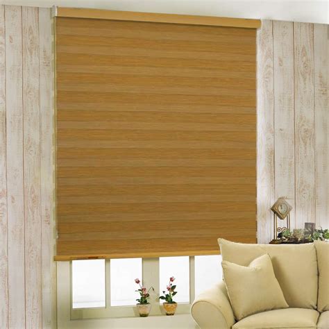 Buy ZEBRA BLINDS Polyester Curtain for Windows Or Outdoor Décor, Gold ...
