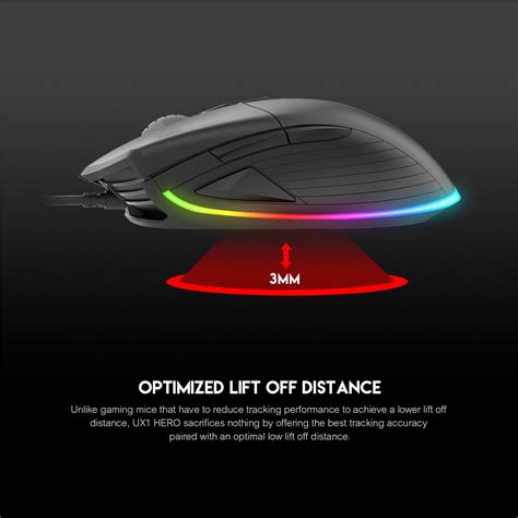 ماوس العاب FANTECH UX1 Hero Ultimate Macro RGB | الاردن
