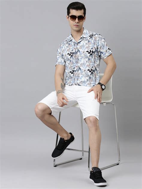 Shop Bloom White Printed Shirt Online at Great Price – Bushirt