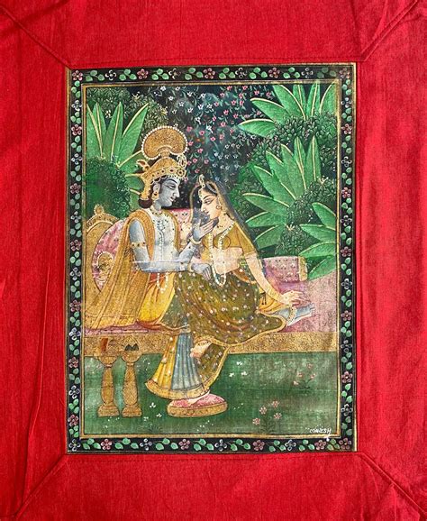 Handpainted Pichwai Painting | Order Radha Krishna Pichwai art – Sumaavi