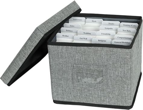 Greeting Card Storage Box With Dividers Uk at Tia Thomas blog
