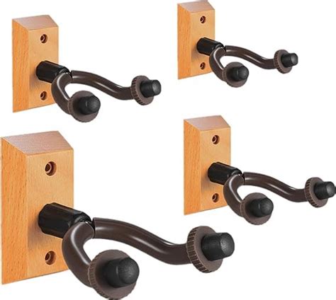 TechnoBuyers Guitar Wall Mount/Hanger/Holder/Hook/Stand Wooden Base ...