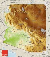 Image result for Arizona Mountain Ranges Map