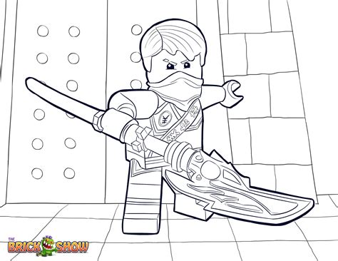 Ninjago Coloring Pages Jay - Coloring Home