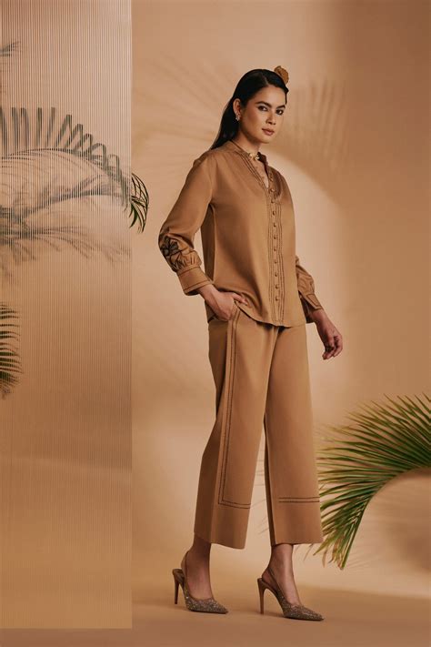 Brown Lilly Co-ord Set – ORIGANILIFE PRIVATE LIMITED