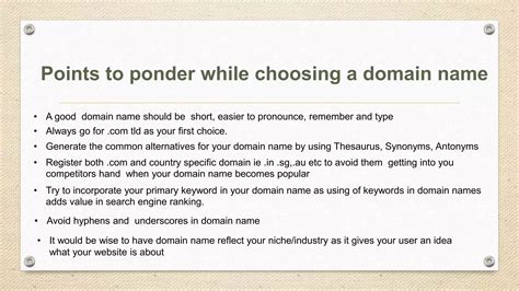 Dummies guide-to-domain-names | PPSX