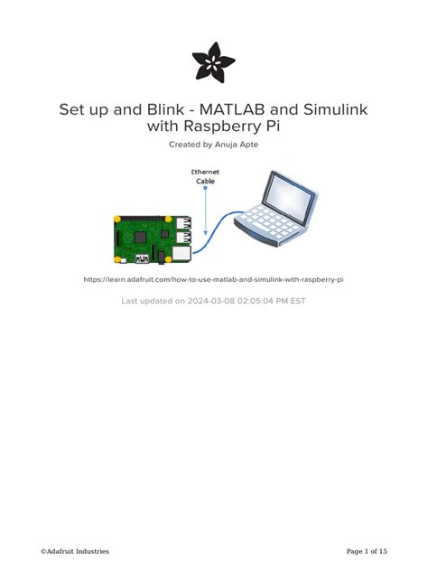 Program Raspberry Pi Using MATLAB 的图像结果