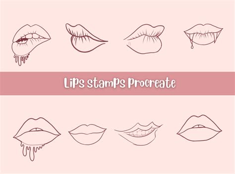 Image result for Drawing Lips Procreate