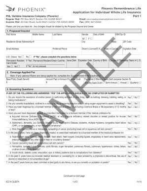 Fillable Online Phoenix Remembrance Life - theinsgroupnet Fax Email ...