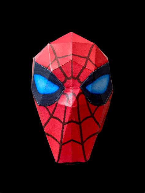 Diy Spiderman Mask Template