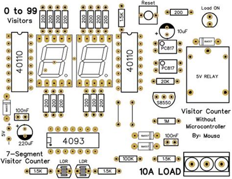 Image result for Visitor Counter without Arduino Project