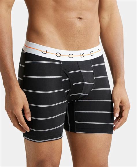 Buy Super Combed Cotton Elastane Printed Boxer Brief with Ultrasoft ...