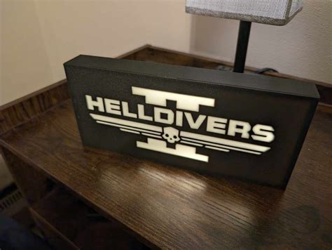Helldivers Light Box by Odiesgarage - MakerWorld
