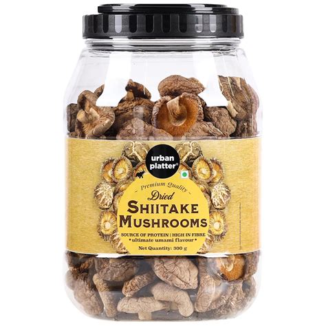 Urban Platter Dried Shiitake Mushrooms, 300g (Umami-Rich | Value Pack ...