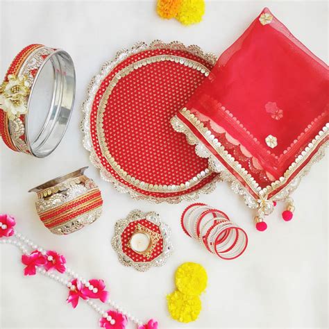 Swarnima Karwa Chauth Thali Set – Royal Entice