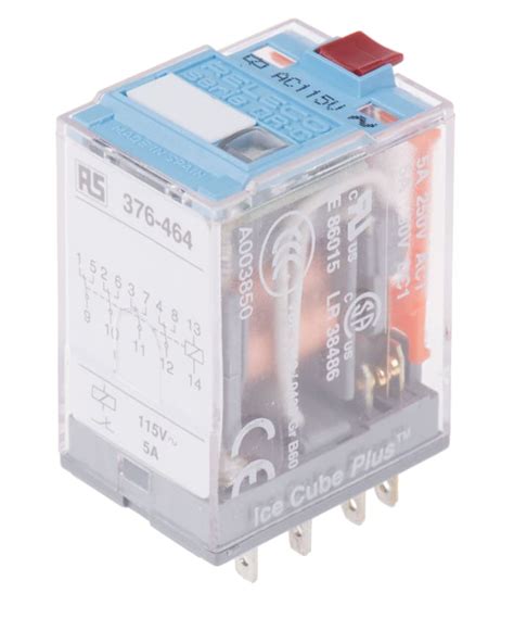 C9-A41X / AC 115 V Releco | Releco Plug In Power Relay, 115V ac Coil ...