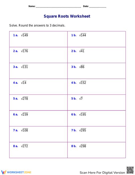 Root Math Worksheet 的图像结果