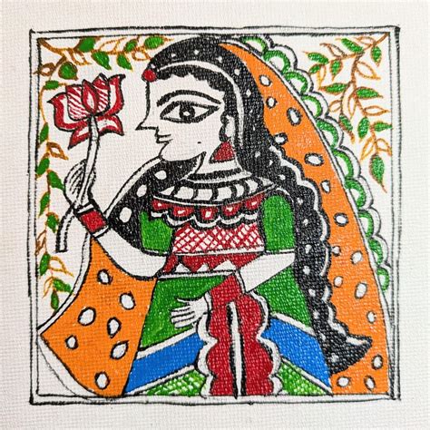 Buy Madhubani Painting Online In India - Etsy India