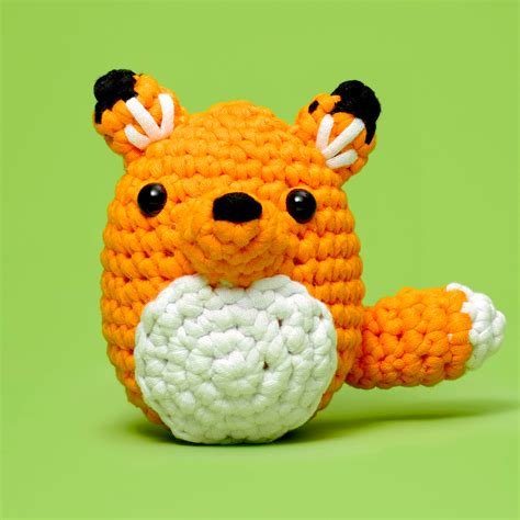 Felix the Fox Crochet Kit - The Woobles | Learn to crochet kits for beginners