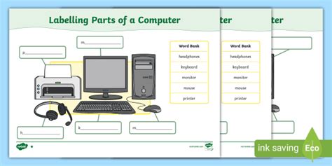 Computer Basics Worksheet 的图像结果