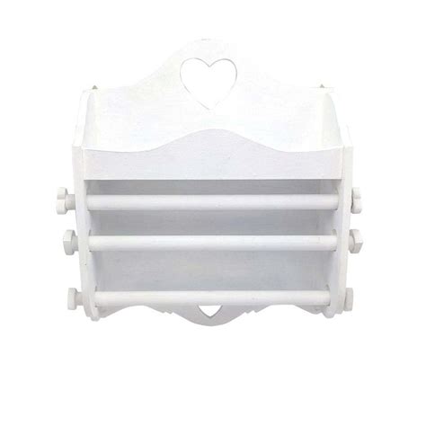 Portarotolo 4 In 1 Da Parete In Legno - Per Carta, Alluminio, Pellicola E Spezie, Con Lama Taglia