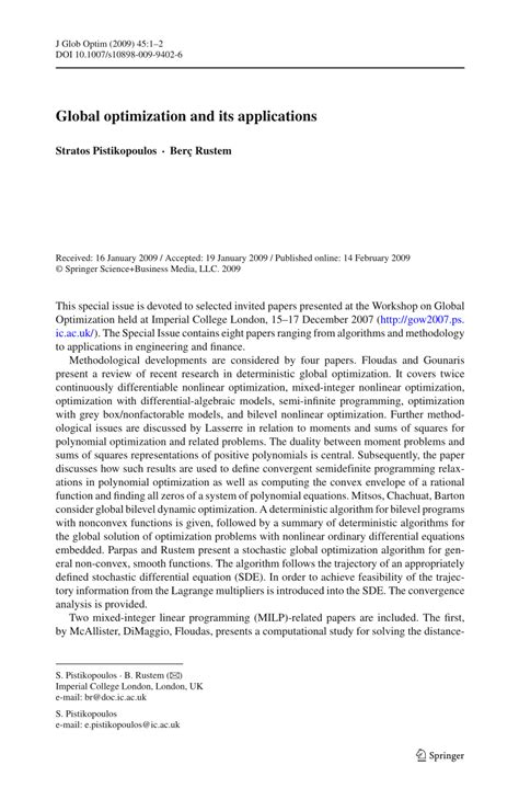 Image result for Global Optimization in Computer Vision