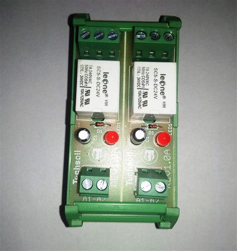 RATMAS Relay Module, 2 Channel, 24VDC Coil, Open Relay, Reverse ...